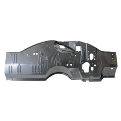 A black firewall car part for 66-70 Dodge Plymouth B-Body, without A/C..