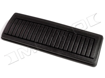A brake pedal pad replacement car part for selected 65-70 Dodge and Plymouth car models with automatic transmissions.