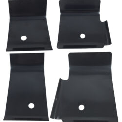 Bucket seat floor brackets replacement car parts for 66-70 Dodge and Plymouth B Body models.