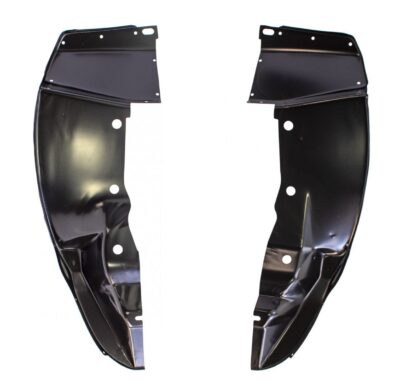A pair of fender splash shields for 68-70 Dodge and Plymouth selected models.