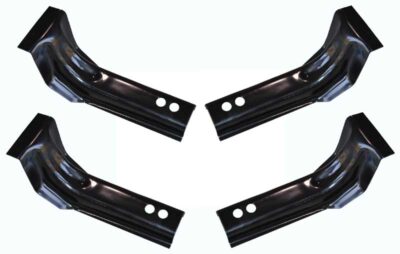 Four-piece set of main floor pan support for 66-70 Dodge Plymouth B-Body models.