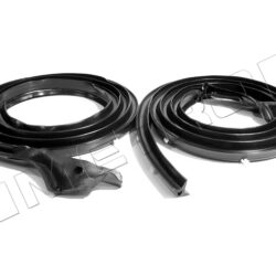 A pair of molded door seals for 70-74 two-door hardtops Dodge and Plymouth car models.