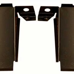 Pair of trunk floor to valance reinforcements for 68-70 Charger models.
