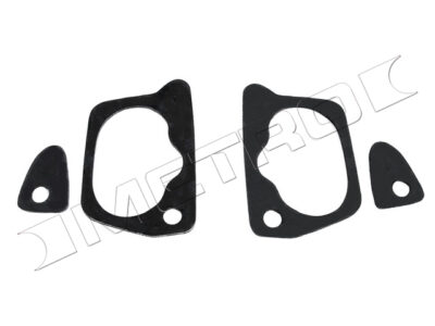 Set of four unbeaded door handle mounting pads for 68-70 Dodge and Plymouth car models.